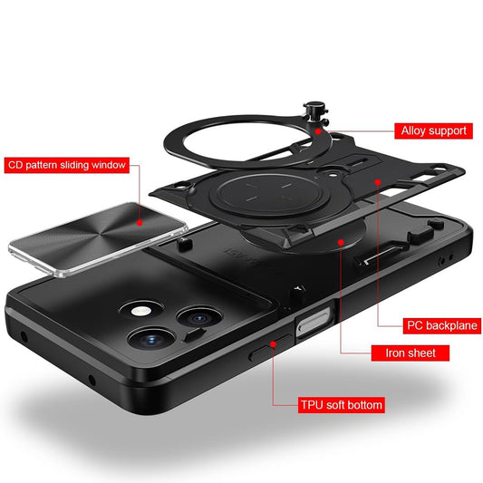 Hülle für Honor X8d, Techsuit, CamGuard Pro, Blau