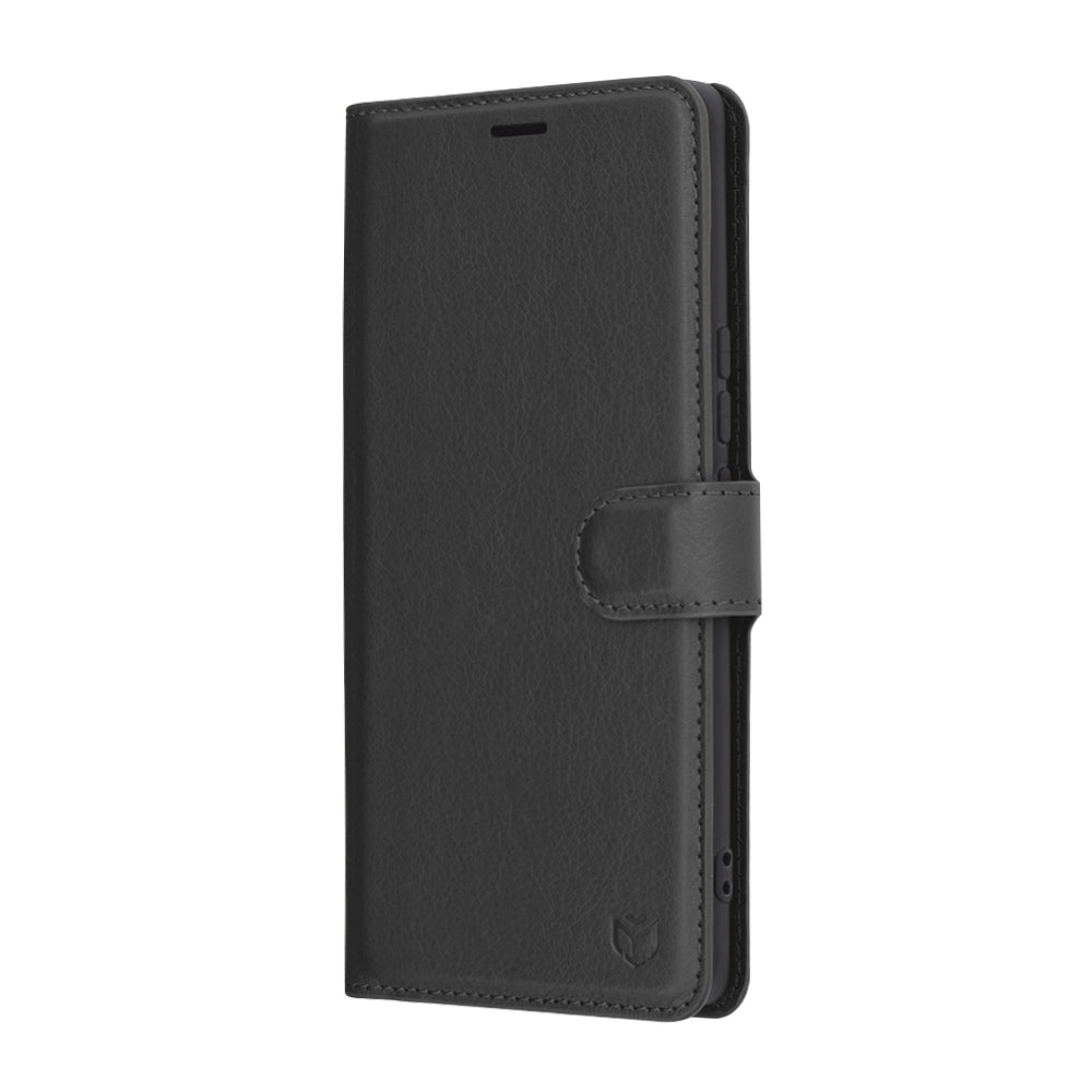 Hülle für Honor X9c / Magic7 Lite, Techsuit, Leder-Folio, Schwarz