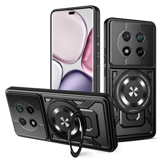Hülle für Honor X9c / Magic7 Lite, Techsuit, RuggedCam, Schwarz
