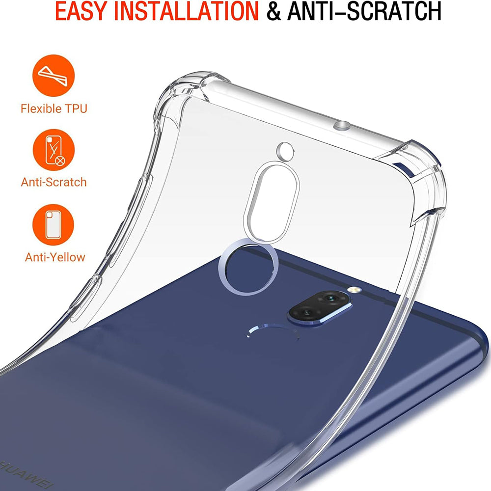 Hülle für Huawei Mate 10 Lite, Techsuit, stoßfest klar, transparent