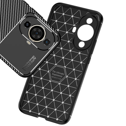 Hülle für Huawei nova 12s / nova 11, Techsuit, CarbonFiber, Schwarz