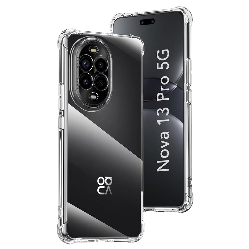 Hülle für Huawei nova 13 Pro, Techsuit, stoßfest klar, transparent