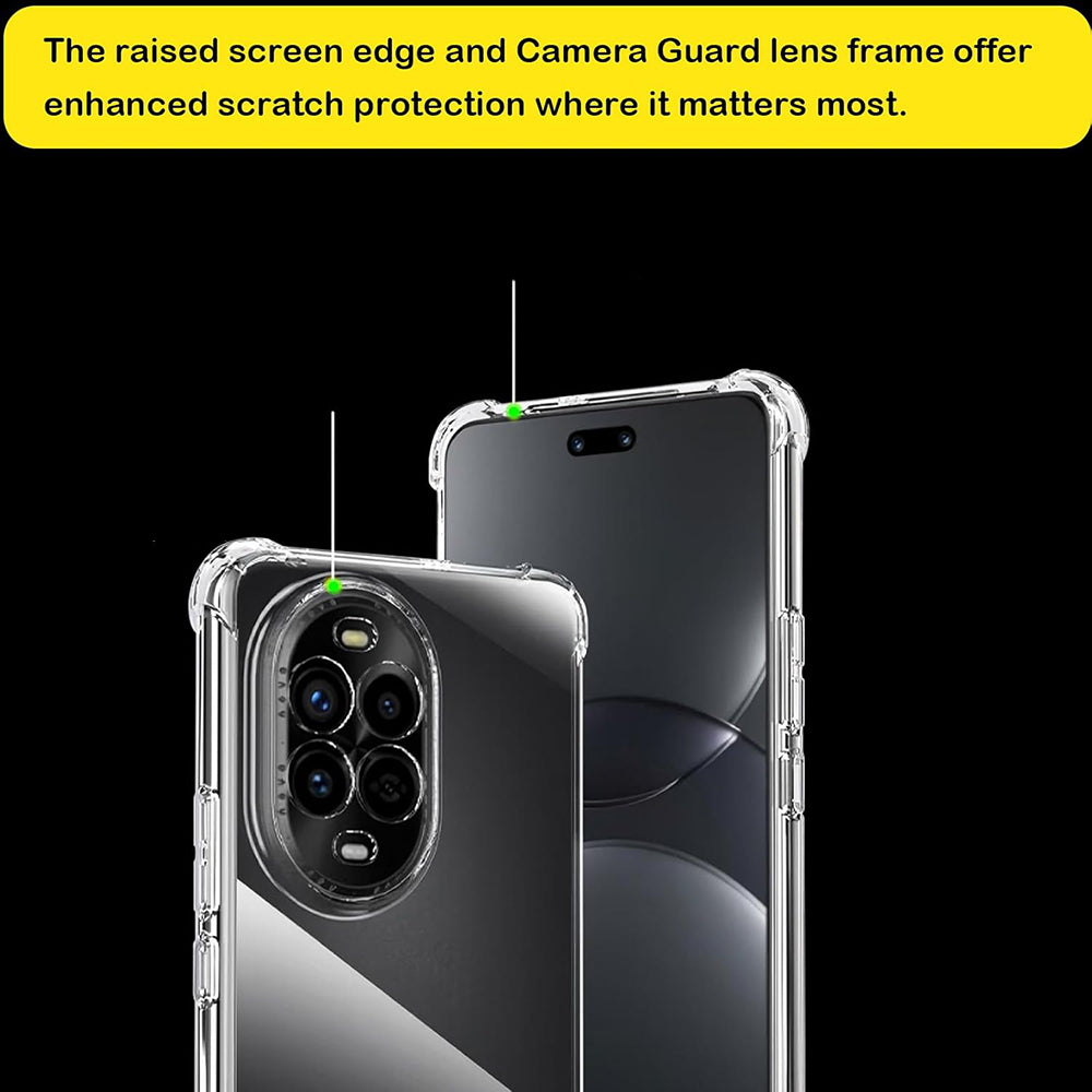 Hülle für Huawei nova 13 Pro, Techsuit, stoßfest klar, transparent
