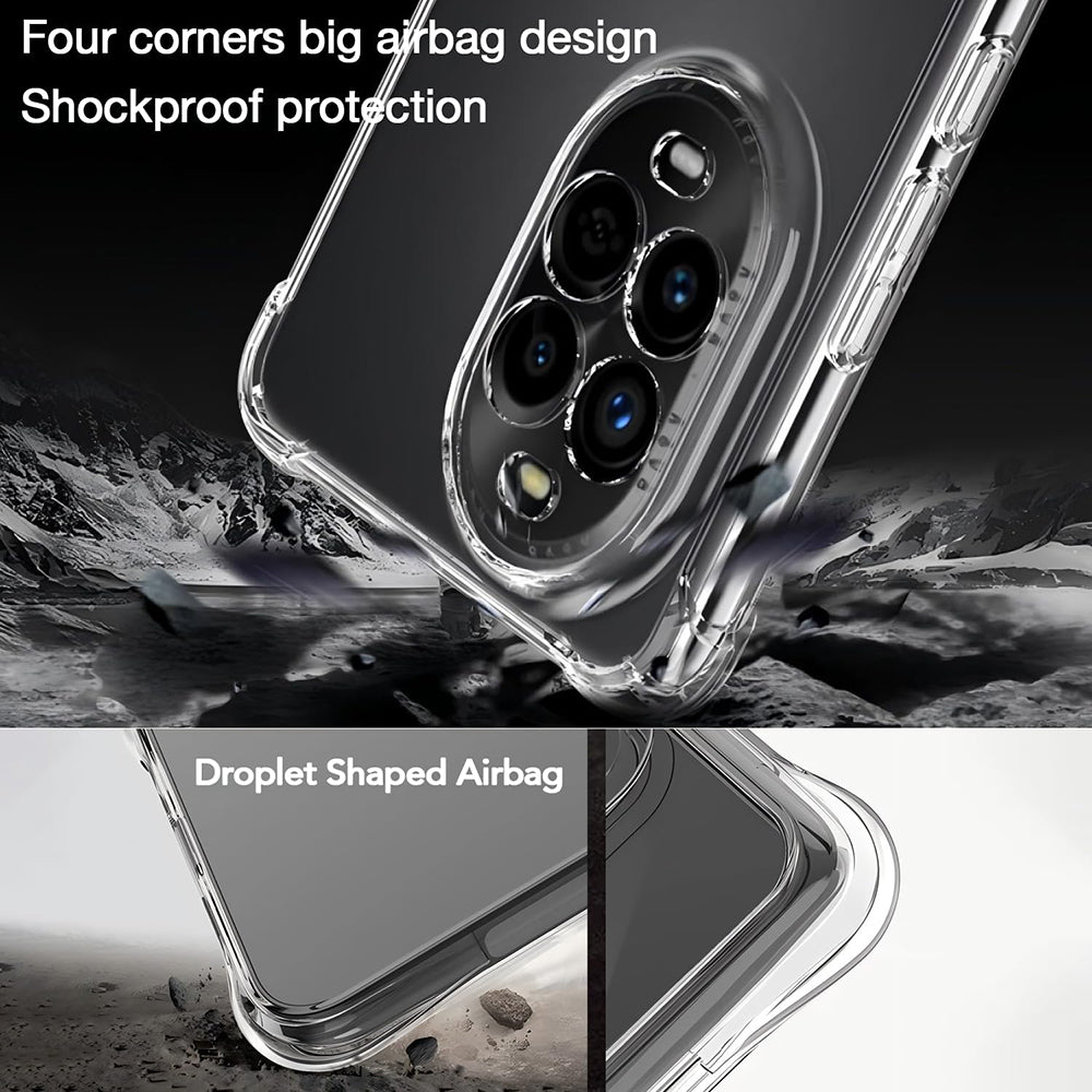 Hülle für Huawei nova 13 Pro, Techsuit, stoßfest klar, transparent