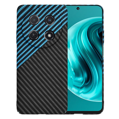 Hülle für Huawei nova 13i / nova 12i, Techsuit, Carbonite FiberShell, Schwarz Blau