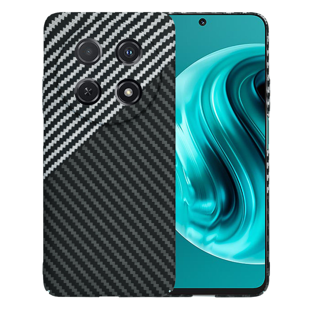 Hülle für Huawei nova 13i / nova 12i, Techsuit, Carbonite FiberShell, Schwarz Grau