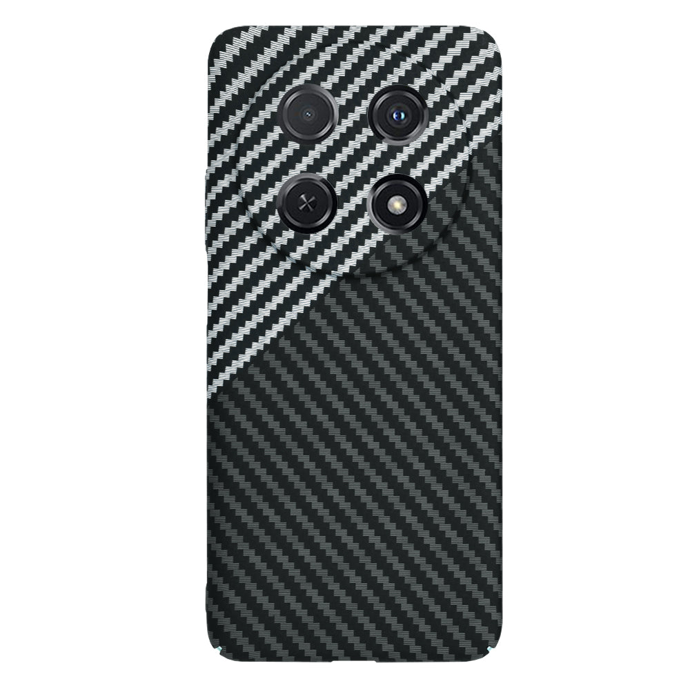 Hülle für Huawei nova 13i / nova 12i, Techsuit, Carbonite FiberShell, Schwarz Grau