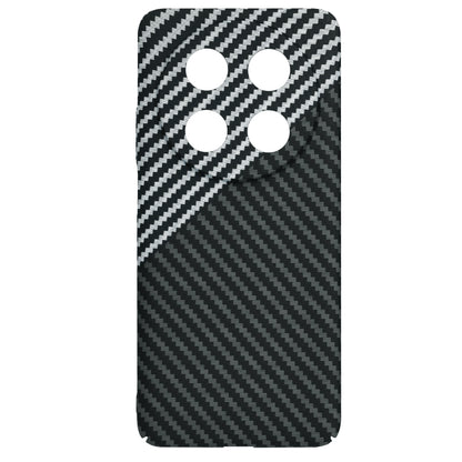 Hülle für Huawei nova 13i / nova 12i, Techsuit, Carbonite FiberShell, Schwarz Grau