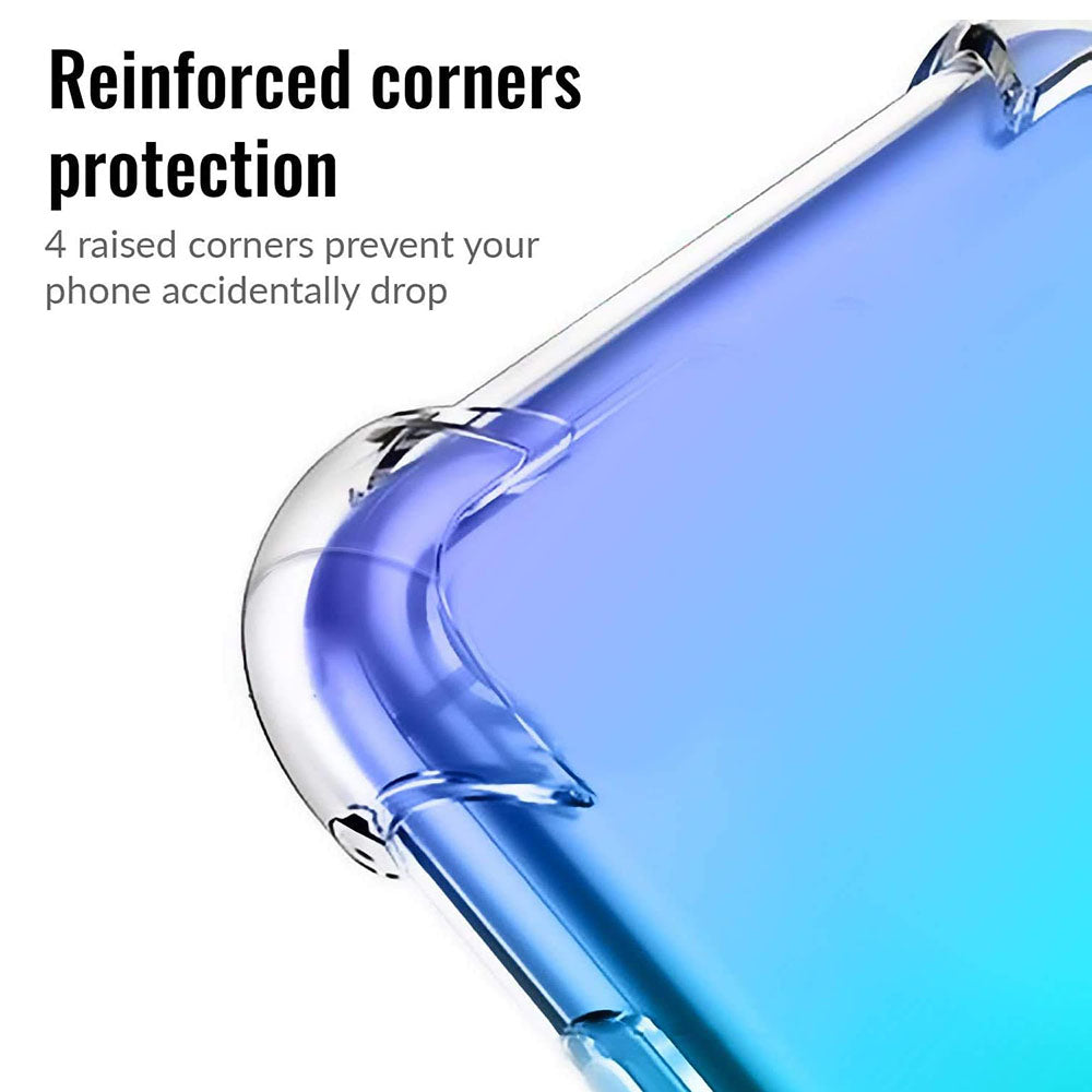 Case for Huawei P Smart (2019), Techsuit, Shockproof Clear, Transparent
