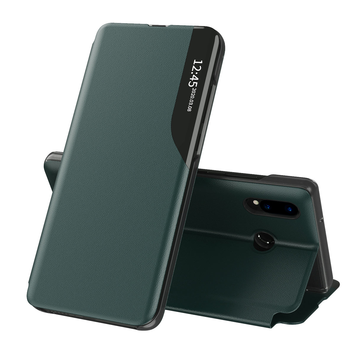 Case for Huawei P20 Lite, Techsuit, eFold, Dark Green