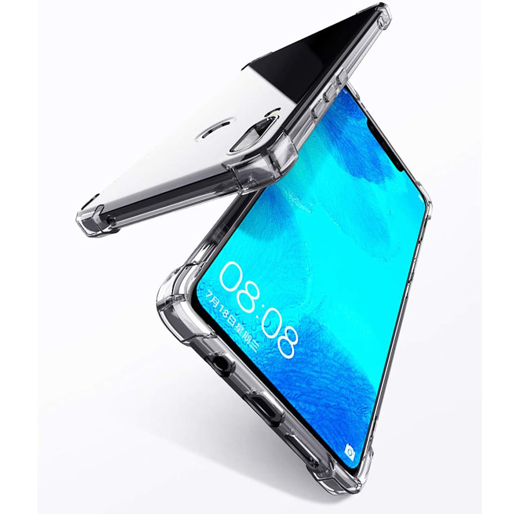 Hülle für Huawei P20, Techsuit, stoßfest klar, transparent