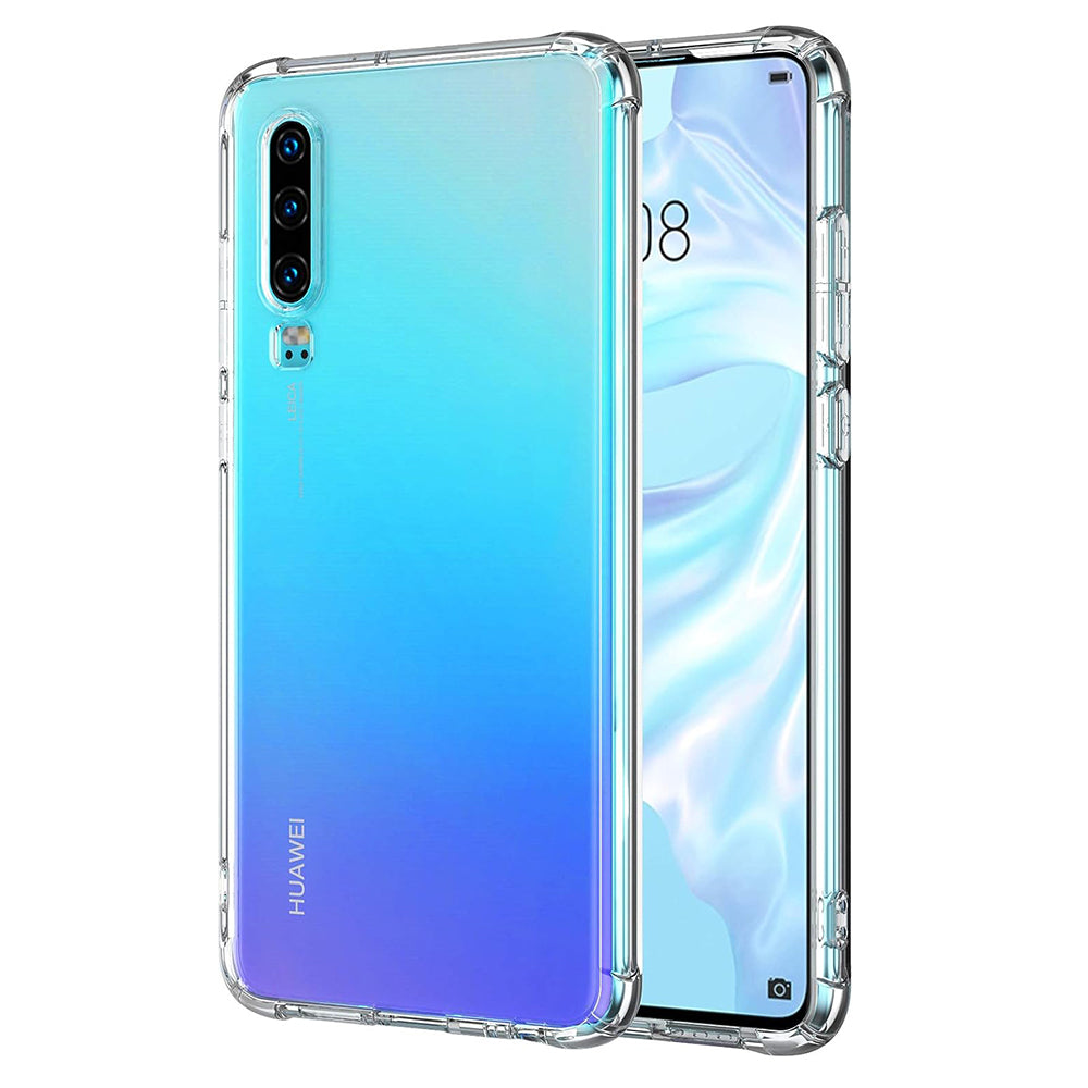 Hülle für Huawei P30, Techsuit, stoßfest klar, transparent