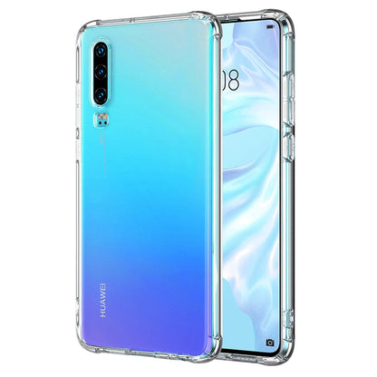 Hülle für Huawei P30, Techsuit, stoßfest klar, transparent