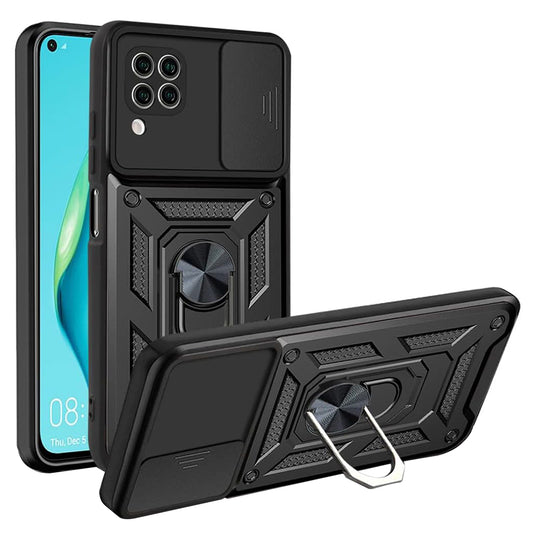 Hülle für Huawei P40 lite 4G, Techsuit, CamShield, Schwarz