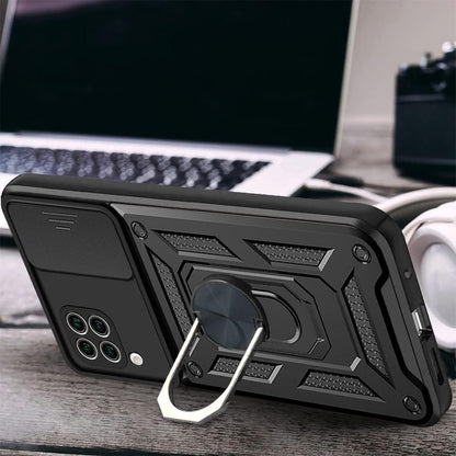 Case for Huawei P40 lite 4G, Techsuit, CamShield, Black
