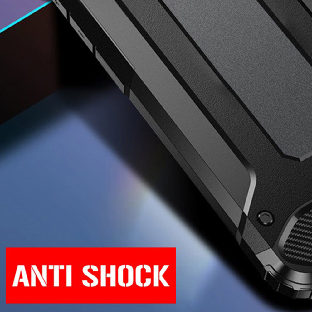 Case for Huawei P9 lite (2016), Techsuit, Hybrid Armor, Black