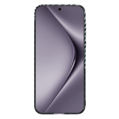 Hülle für Huawei Pura 70 Pro, Techsuit, Carbonite FiberShell, Schwarz Grau