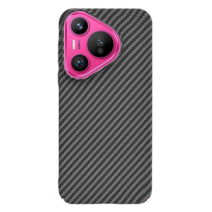 Hülle für Huawei Pura 70, Techsuit, Carbonite FiberShell, Schwarz