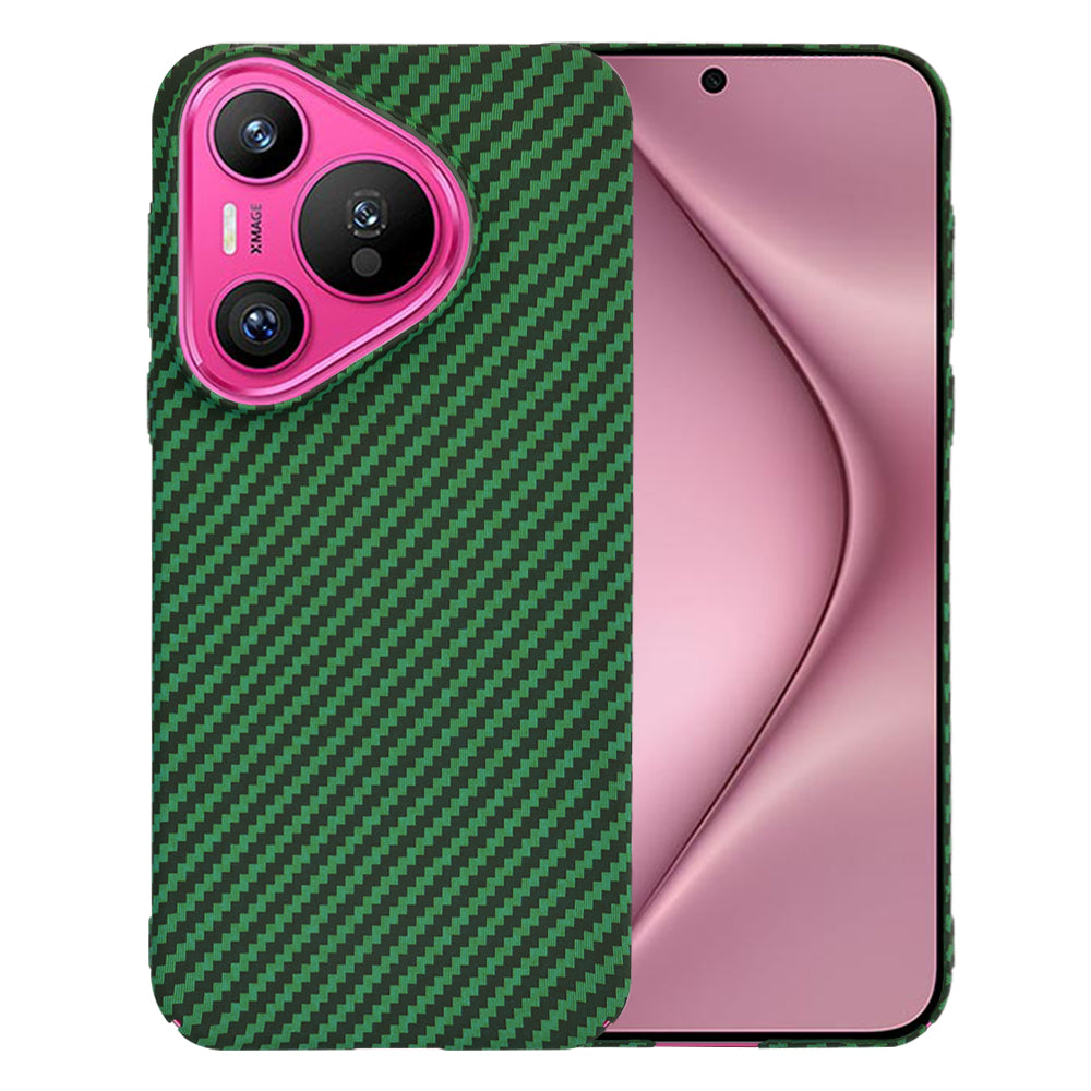 Case for Huawei Pura 70, Techsuit, Carbonite FiberShell, Green