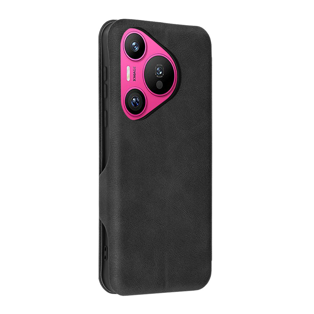 Hülle für Huawei Pura 70, Techsuit, Safe Wallet Plus, Schwarz