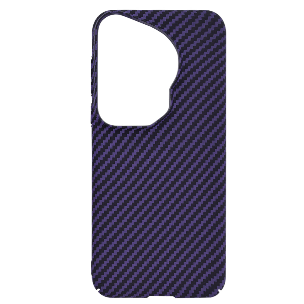 Hülle für Huawei Pura 70 Ultra, Techsuit, Carbonite FiberShell, Lila