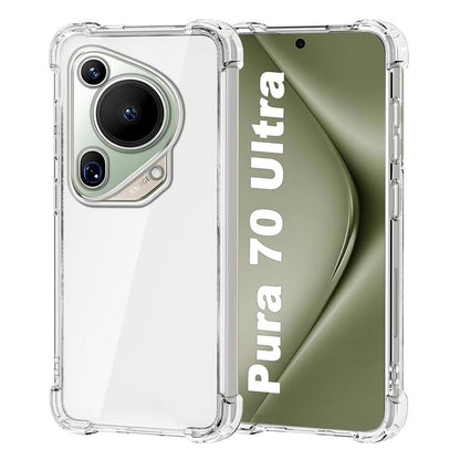 Hülle für Huawei Pura 70 Ultra, Techsuit, stoßfest klar, transparent