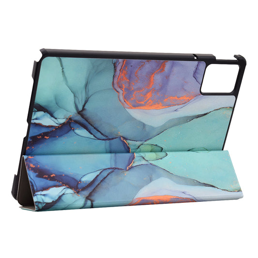 Case for Lenovo Idea Tab 11, Techsuit, FoldPro Green Time, Multicolor