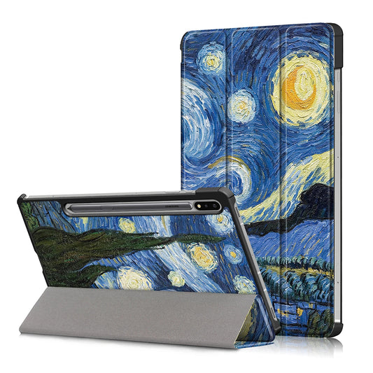 Case for Lenovo Idea Tab 11, Techsuit, FoldPro Starry Night, Multicolor