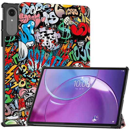 Hülle für Lenovo Idea Tab Pro Gen 2, Techsuit, FoldPro Urban Vibe, Mehrfarbig