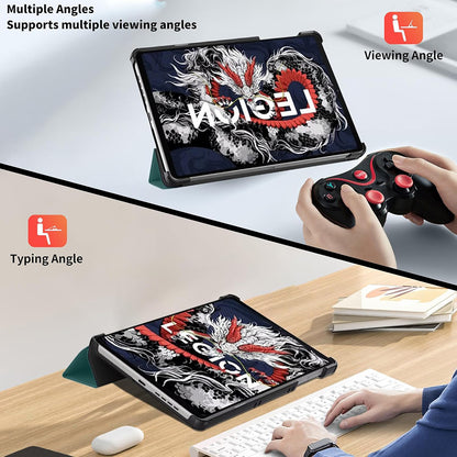 Hülle für Lenovo Legion Y700 (2025), Techsuit, FoldPro Unicorn, Mehrfarbig