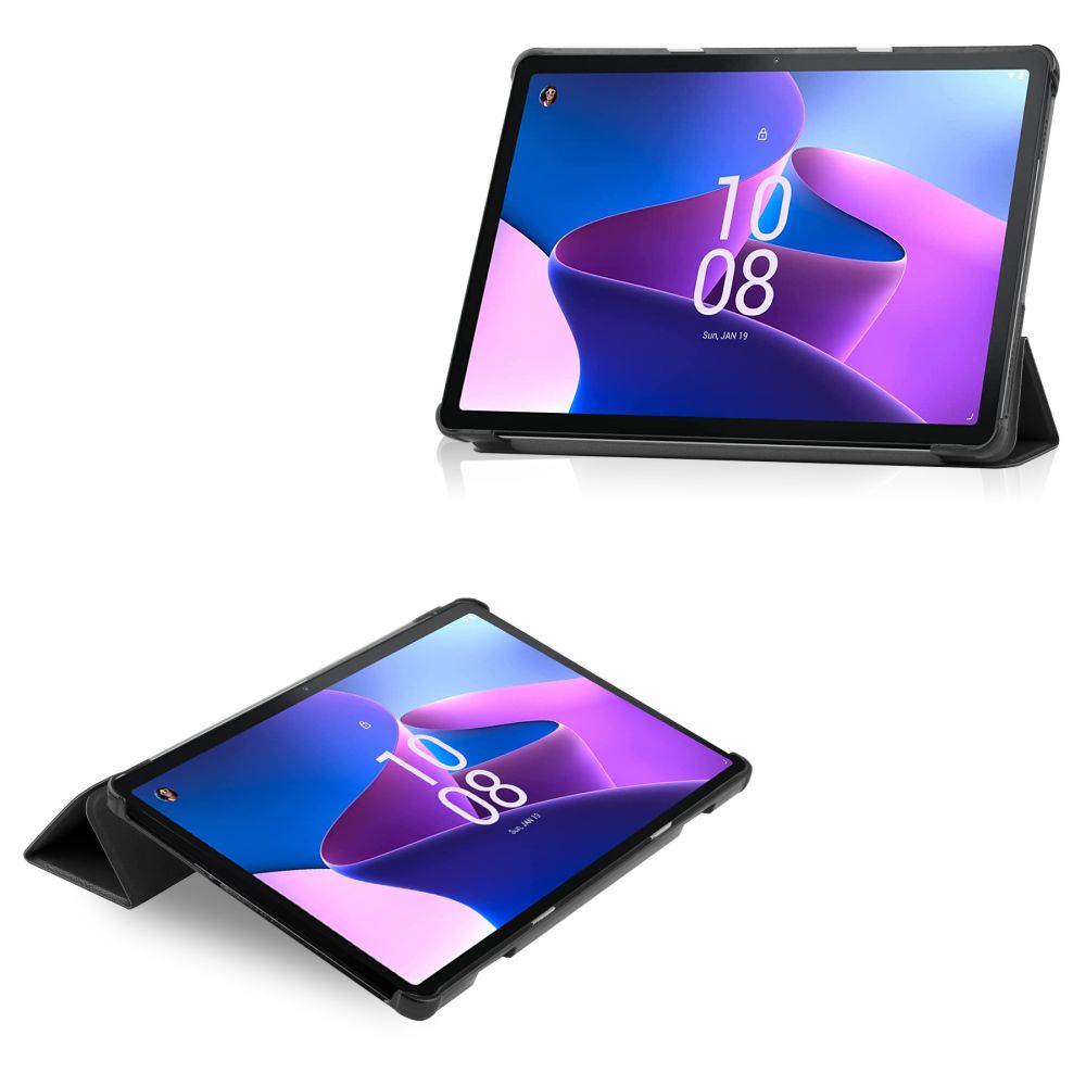 Hülle für Lenovo Tab M10 Gen 3, Tech-Protect, SmartCase, Schwarz