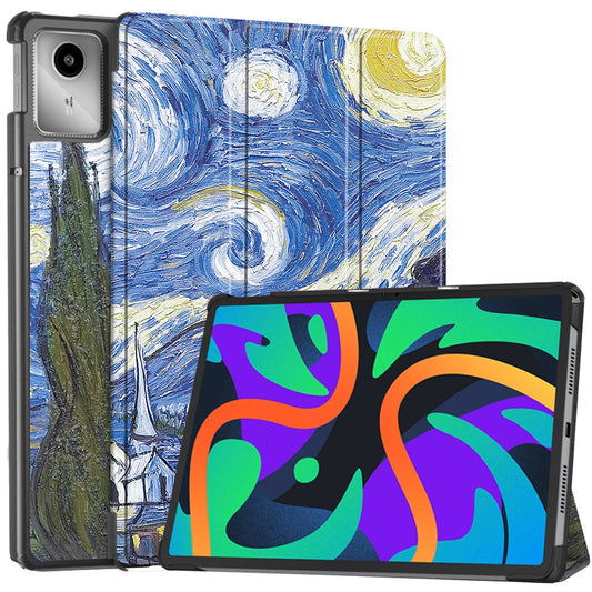 Hülle für Lenovo Tab M11, Techsuit, FoldPro Starry Night, Mehrfarbig