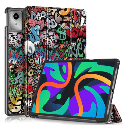 Hülle für Lenovo Tab M11, Techsuit, FoldPro Urban Vibe, Mehrfarbig