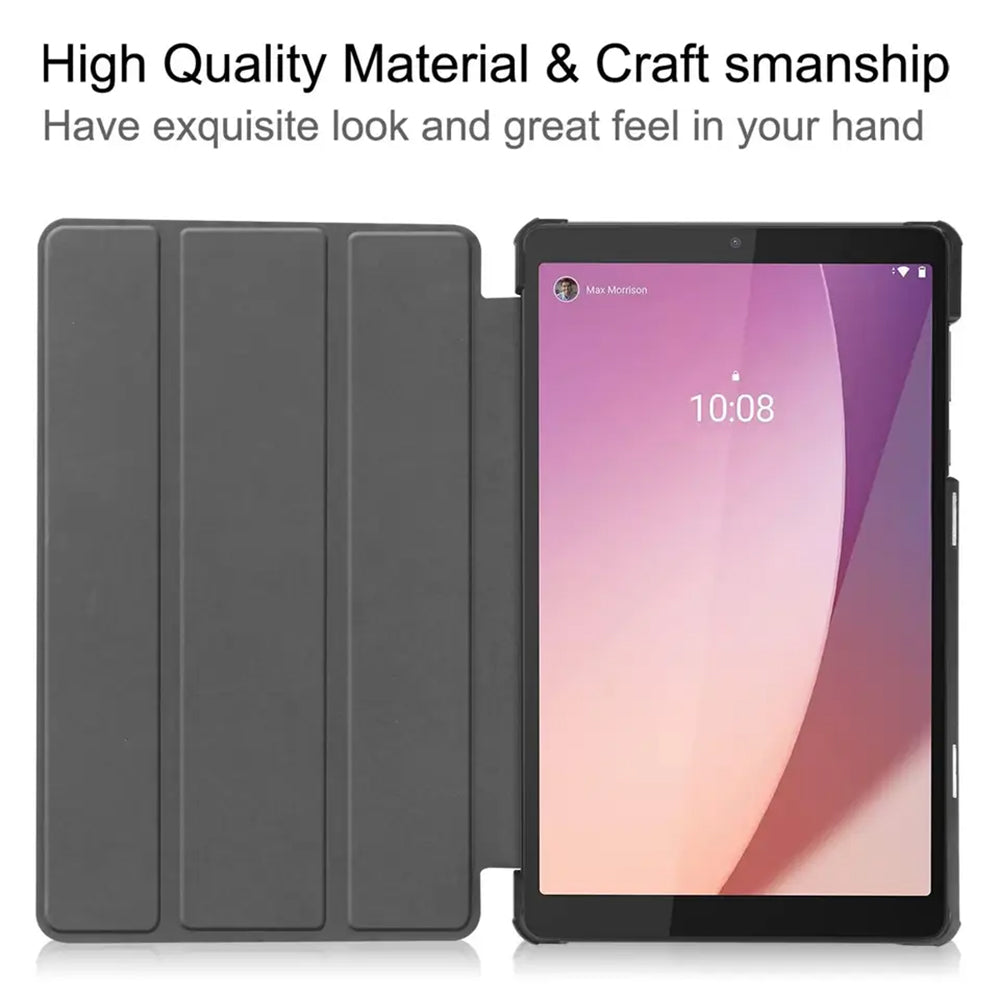 Hülle für Lenovo Tab M8 (4. Generation), Techsuit, FoldPro, Schwarz