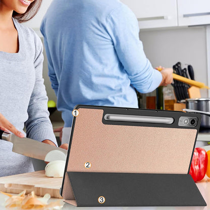Hülle für Lenovo Tab P12, Techsuit, FoldPro Urban Vibe, Mehrfarbig
