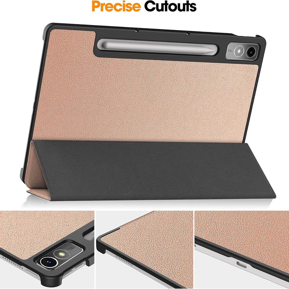Hülle für Lenovo Tab P12, Techsuit, FoldPro Urban Vibe, Mehrfarbig