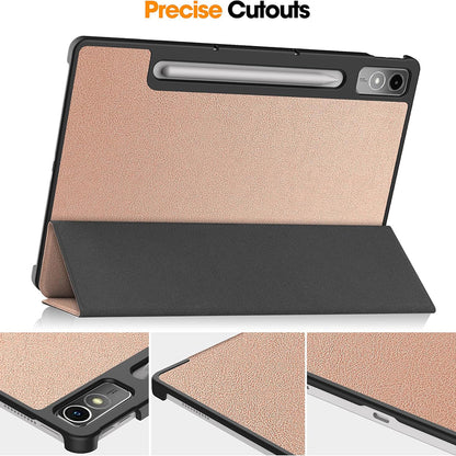 Hülle für Lenovo Tab P12, Techsuit, FoldPro Urban Vibe, Mehrfarbig
