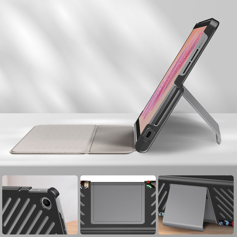 Hülle für Lenovo Tab Plus 11,5 Zoll, Techsuit, FoldPro Urban Vibe, Mehrfarbig