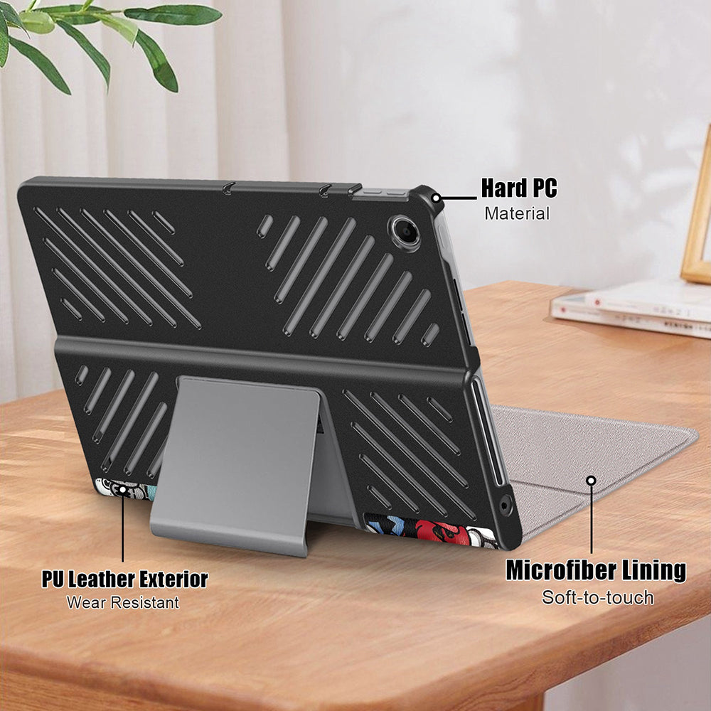 Hülle für Lenovo Tab Plus 11,5 Zoll, Techsuit, FoldPro Urban Vibe, Mehrfarbig