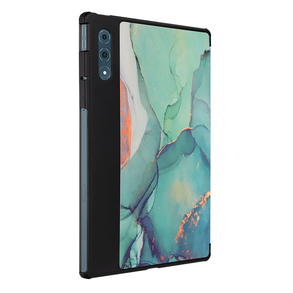 Hülle für Lenovo Yoga Tab Plus, Techsuit, FoldPro Green Time, Mehrfarbig