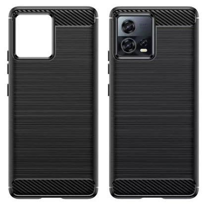 Hülle für Motorola Edge 30 Fusion, Techsuit, Carbon, Schwarz