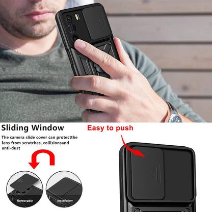 Hülle für Motorola Edge 30, Techsuit, CamShield, Schwarz