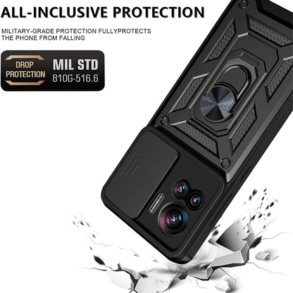 Hülle für Motorola Edge 30 Ultra, Techsuit, CamShield, Schwarz