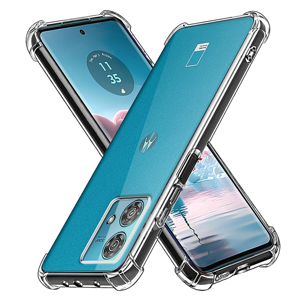 Hülle für Motorola Edge 40 Neo, Techsuit, stoßfest klar, transparent