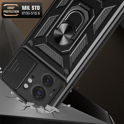 Hülle für Motorola Edge 40, Techsuit, CamShield, Schwarz