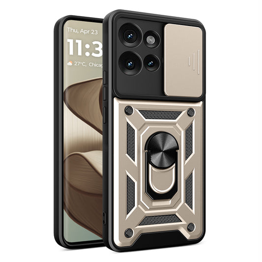Hülle für Motorola Edge 50 Fusion, Techsuit, CamShield, Gold