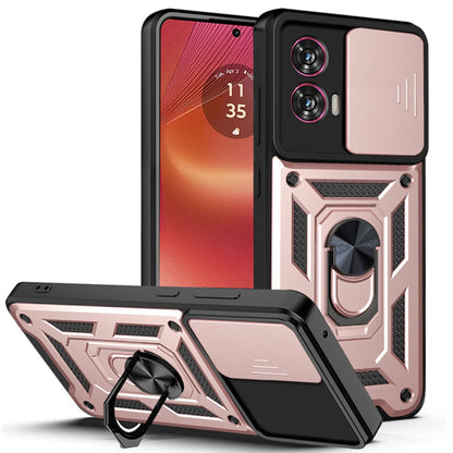 Hülle für Motorola Edge 50 Fusion, Techsuit, CamShield, Rosa