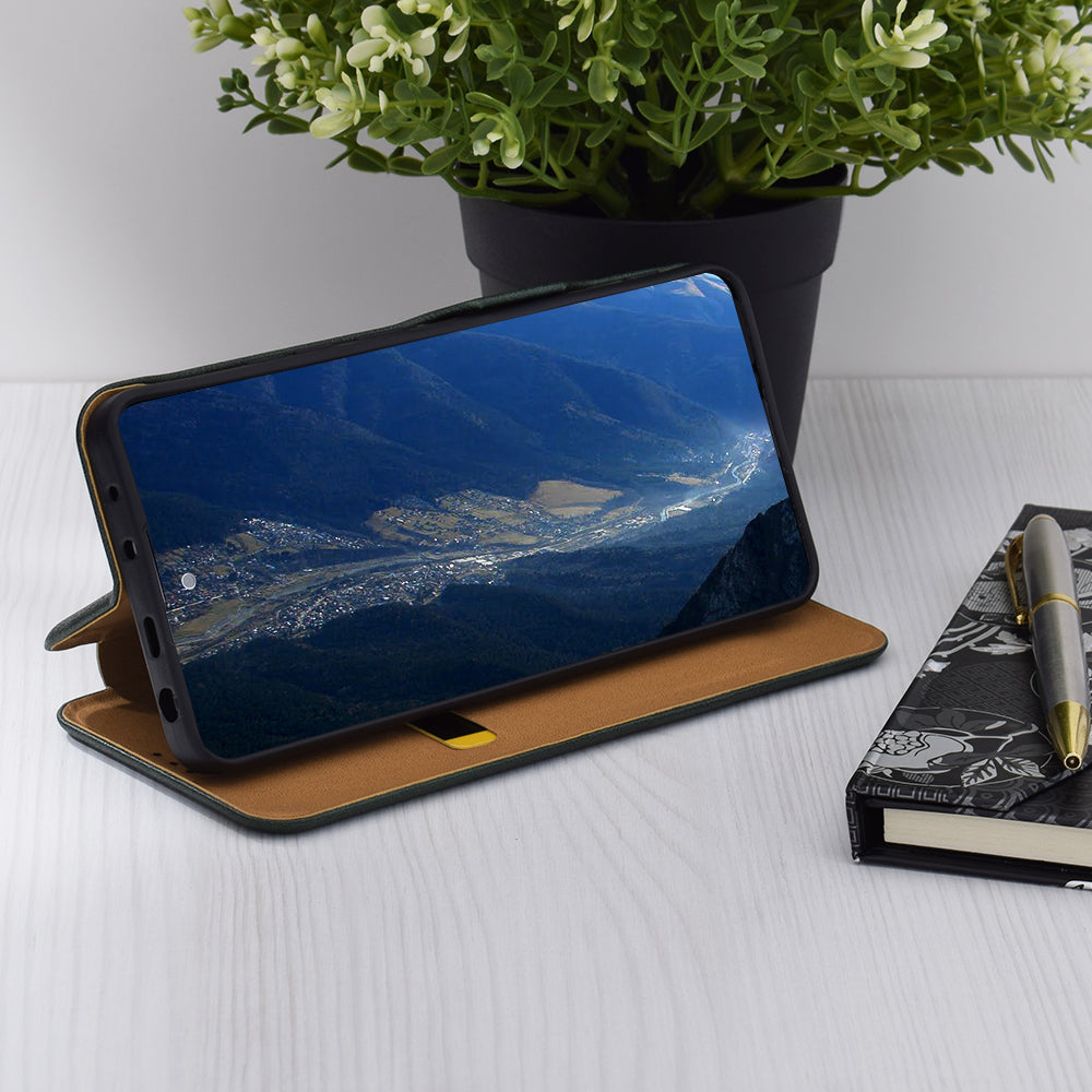 Hülle für Motorola Edge 50 Fusion, Techsuit, Safe Wallet Plus, Grün