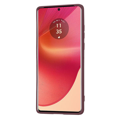 Hülle für Motorola Edge 50 Fusion, Techsuit, SoftFlex, Kirschrot
