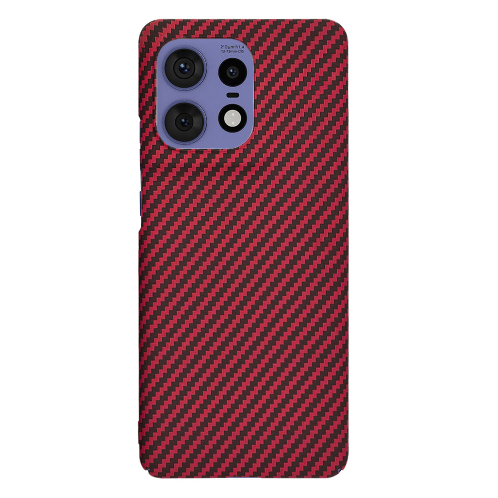Hülle für Motorola Edge 50 Pro, Techsuit, Carbonite FiberShell, Rot